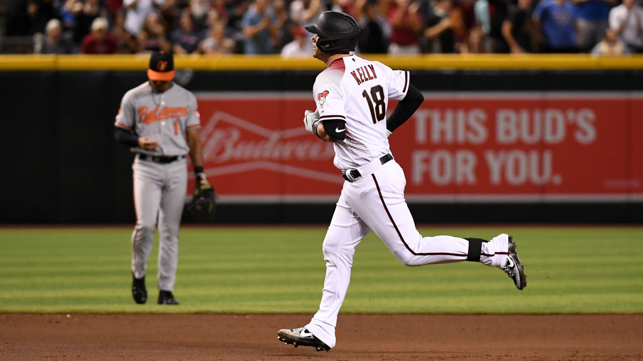 Arizona Diamondbacks catcher Carson Kelly behind the plate during a News  Photo - Getty Images