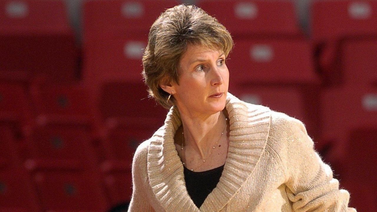COLLEGE PARK, MD - FEBRUARY 14: Head coach Cathy Inglese of the Boston College Eagles watches the game against the Maryland Terrapins at the Comcast Center on February 14, 2008 in College Park, Maryland.