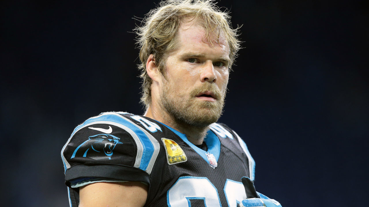 Carolina Panthers tight end Greg Olsen (88) is seen during an NFL football game against the Detroit Lions in Detroit, Michigan USA, on Sunday, November 18, 2018.