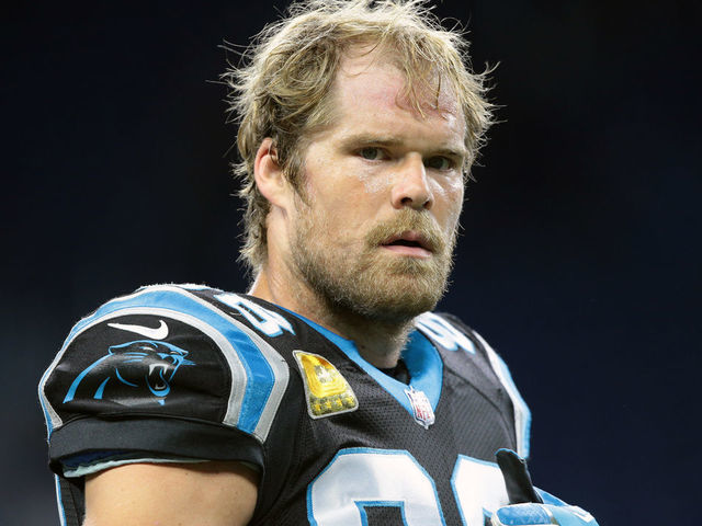 Carolina Panthers tight end Greg Olsen (88) is seen during an NFL football game against the Detroit Lions in Detroit, Michigan USA, on Sunday, November 18, 2018.