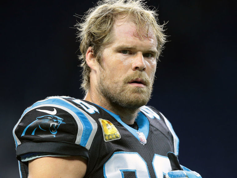 FILE – Carolina Panthers tight end Greg Olsen (88) watches during an NFL  football game against …