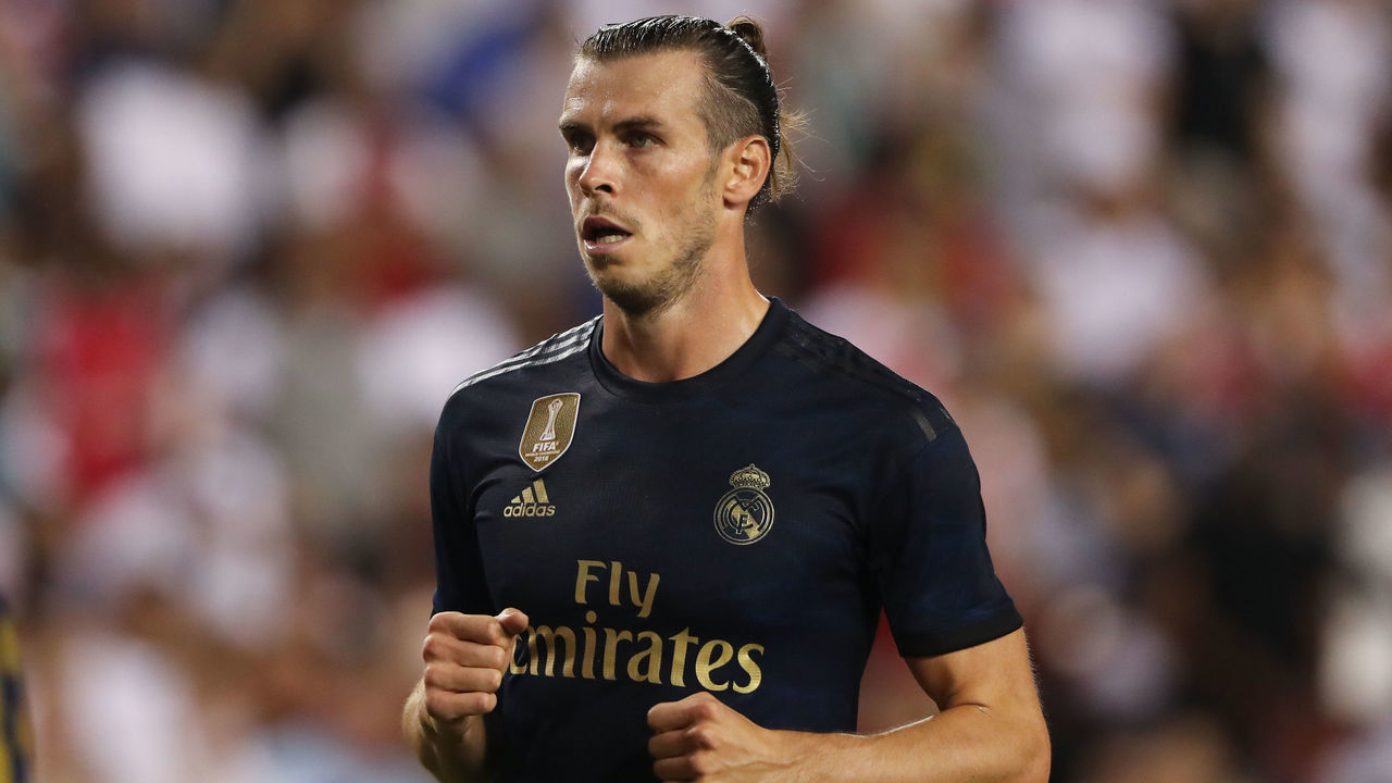 LANDOVER, MD - JULY 23: Gareth Bale of Real Madrid during the International Champions Cup fixture between Real Madrid and Arsenal at FedExField on July 23, 2019 in Landover, Maryland.