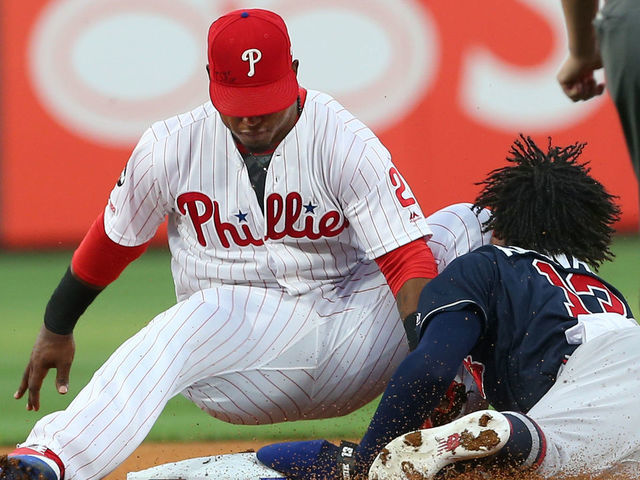 Phillies' Jean Segura, Braves' Ronald Acuna leave game with injuries