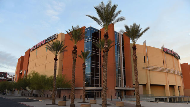 GLENDALE, AZ - NOVEMBER 25: Exterior view of the Gila River Arena prior to a game between the Anaheim Ducks and Arizona Coyotes on November 25, 2015 in Glendale, Arizona.
