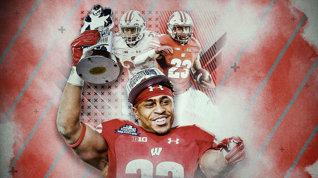 No average Joe: Wisconsin's Taylor is a star on the field and in the classroom