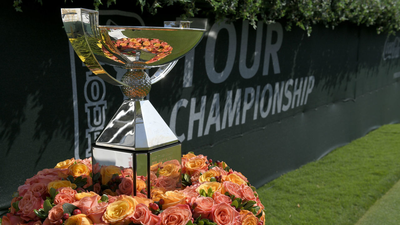 ATLANTA, GA - SEPTEMBER 22: The FedExCup during the third round of the TOUR Championship at East Lake Golf Club on September 22, 2018, in Atlanta, Georgia.