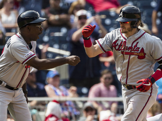 WASHINGTON, DC - JULY 20: Atlanta Braves right fielder Nick