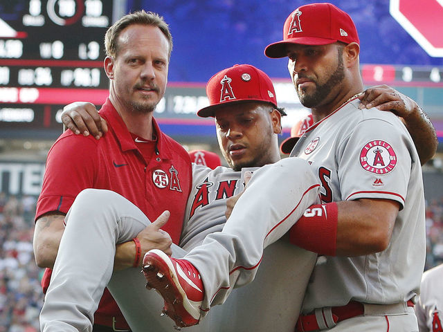 Angels' Pena out for season with torn ACL | theScore