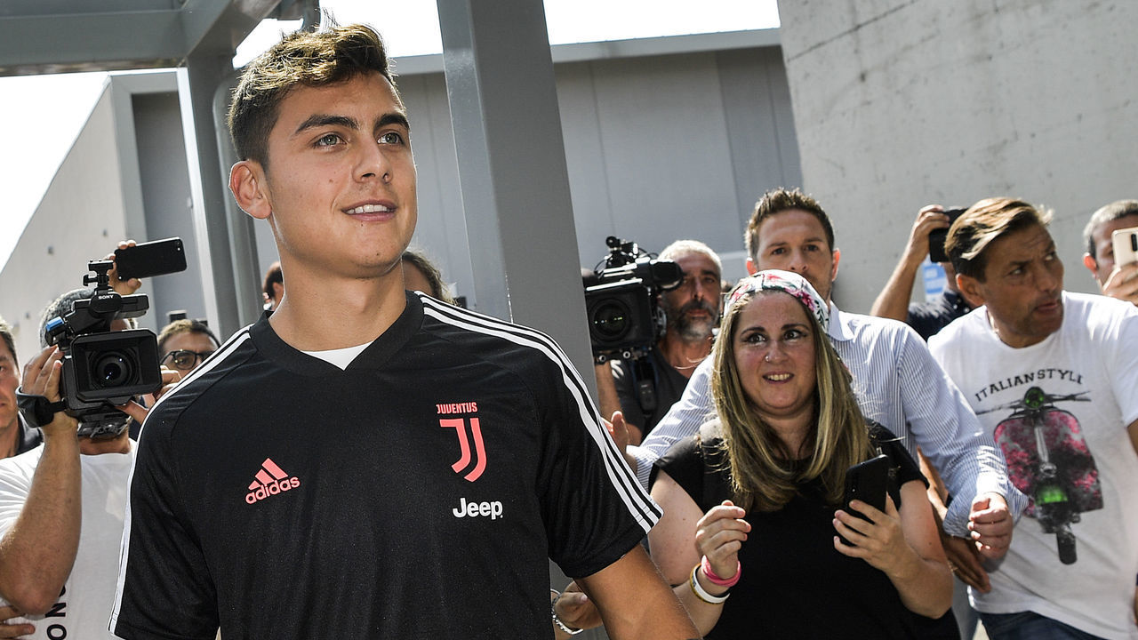 TURIN, ITALY - AUGUST 05: Juventus player Paulo Dybala attends medical tests at Jmedical on August 05, 2019 in Turin, Italy.