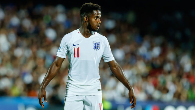 CESENA, ITALY - JUNE 18: Ryan Sessegnon of England looks on during the 2019 UEFA U-21 Championship Group C match between England and France at Dino Manuzzi Stadium on June 18, 2019 in Cesena, Italy.