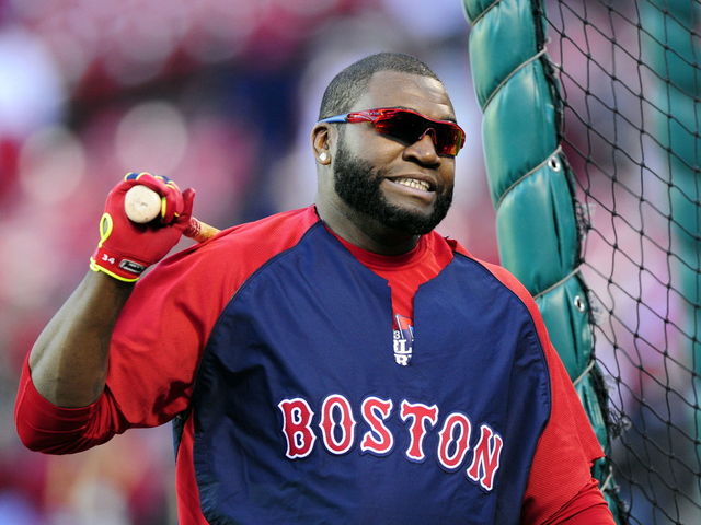 GIF: Big Papi conducts pseudo concussion test after hitting Alex Avila with  backswing