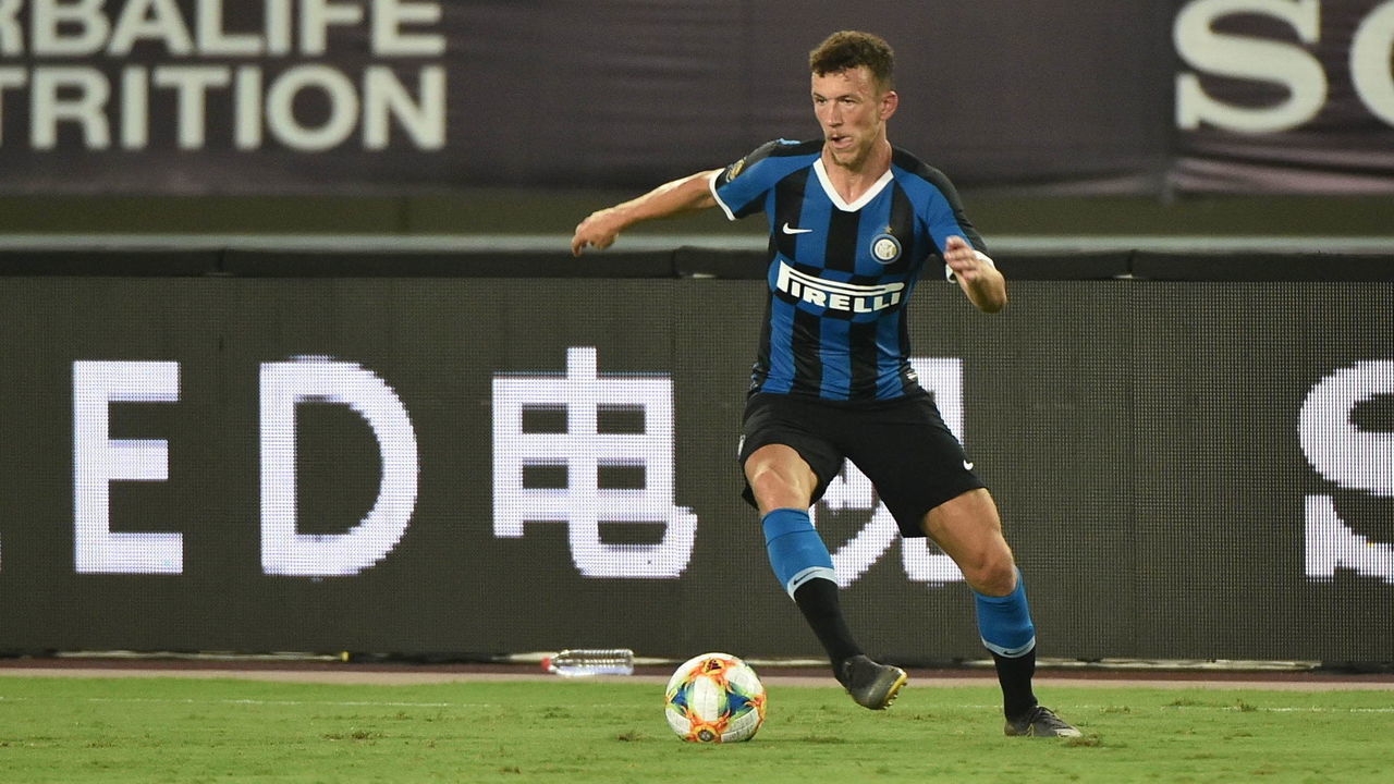 NANJING, CHINA - JULY 24: Ivan Perisic #44 of FC Internazionale drives the ball during the International Champions Cup match between Juventus and FC Internazionale at the Nanjing Olympic Center Stadium on July 24, 2019 in Nanjing, Jiangsu Province of China.
