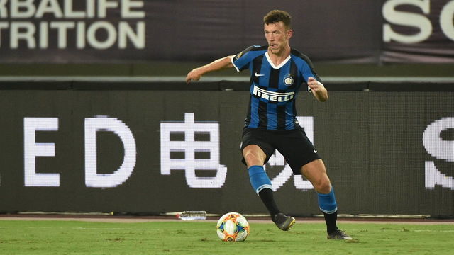 NANJING, CHINA - JULY 24: Ivan Perisic #44 of FC Internazionale drives the ball during the International Champions Cup match between Juventus and FC Internazionale at the Nanjing Olympic Center Stadium on July 24, 2019 in Nanjing, Jiangsu Province of China.