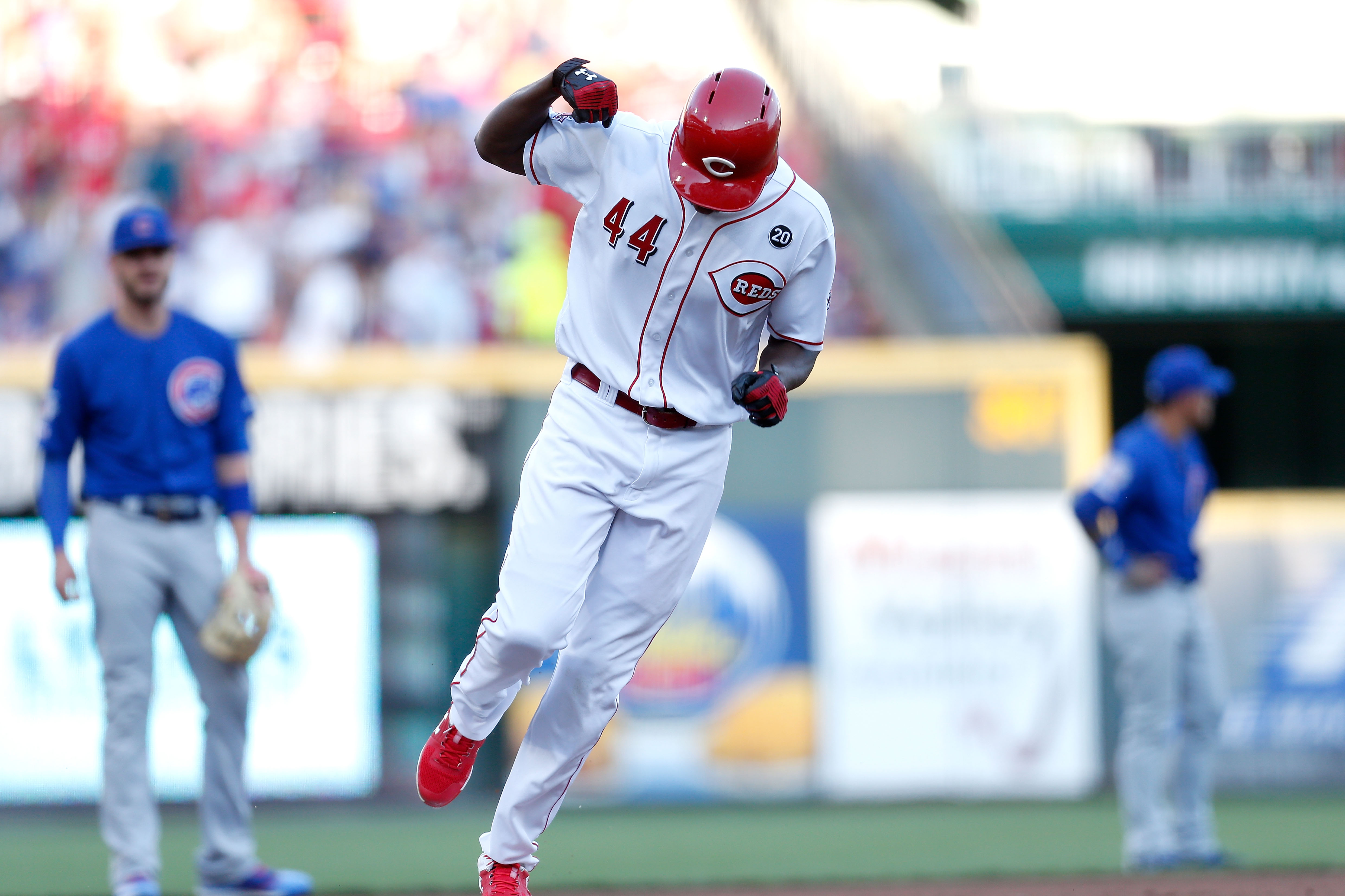 Aquino slams 3-run homer, Reds rebound to beat Tigers 7-4