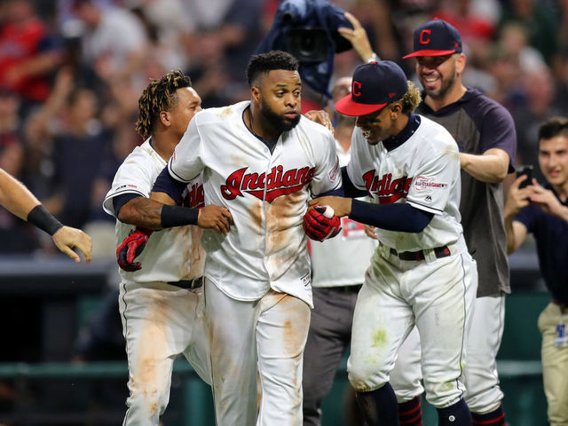 Cleveland Indians first baseman Carlos Santana is finalist for All