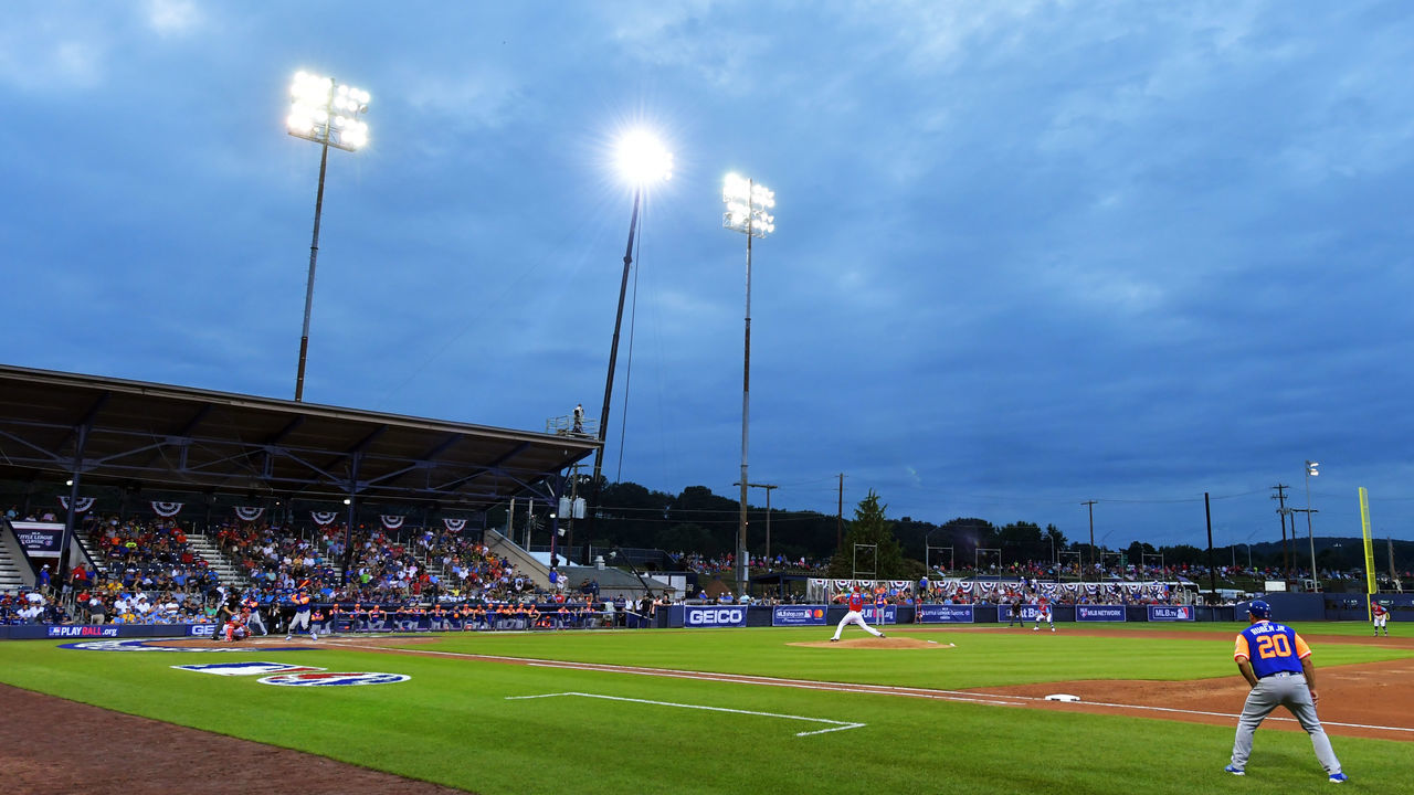 PHILADELPHIA, PA - AUGUST 19: A general view of the stadium during the MLB Little League Classic between the New York Mets and Philadelphia Phillies at BB&T Ballpark on August 19, 2018 in Williamsport, Pennsylvania.