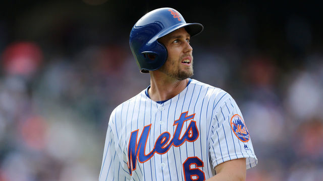 FLUSHING, NY - AUGUST 05: Jeff McNeil #6 of the New York Mets returns to the dugout during a game between the Miami Marlins and the New York Mets at Citi Field on Monday, August 5, 2019 in Flushing, New York.