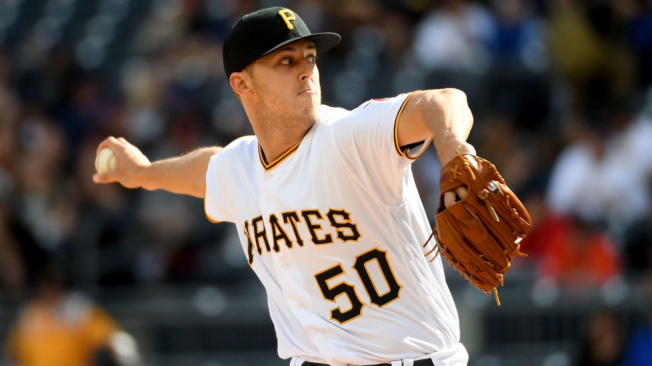 PITTSBURGH, PA - APRIL 20: Jameson Taillon #50 of the Pittsburgh Pirates in action during the game against the San Francisco Giants at PNC Park on April 20, 2019 in Pittsburgh, Pennsylvania.