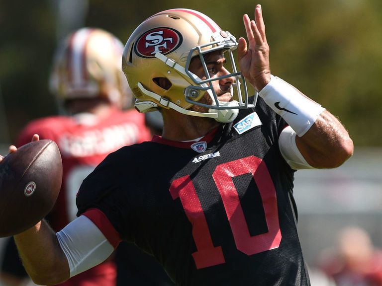 Jimmy Garoppolo throws 5 consecutive INTs in practice