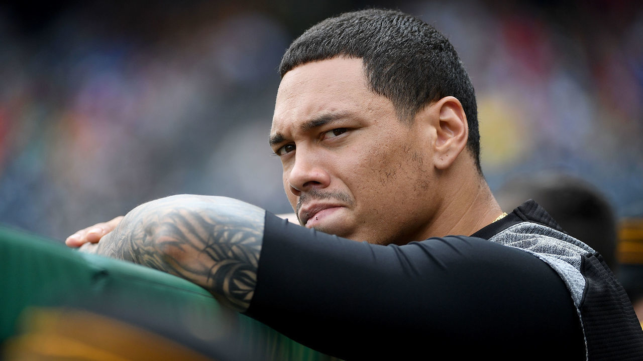 PITTSBURGH, PA - JULY 21: Keone Kela #35 of the Pittsburgh Pirates looks on during the game against the Philadelphia Phillies at PNC Park on July 21, 2019 in Pittsburgh, Pennsylvania.