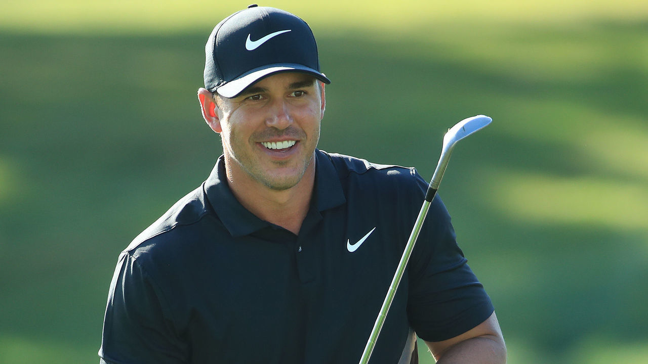 MEDINAH, ILLINOIS - AUGUST 13: Brooks Koepka of the USA in action during practice for the BMW Championship at Medinah Country Club on August 13, 2019 in Medinah, Illinois.