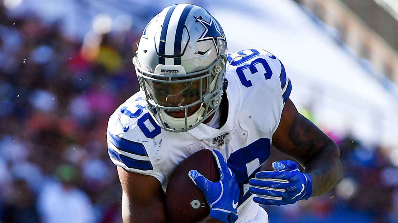 HONOLULU, HAWAII - AUGUST 17: Tony Pollard #36 of the Dallas Cowboys runs his way to the endzone during the preseason game against the Los Angeles Rams at Aloha Stadium on August 17, 2019 in Honolulu, Hawaii.