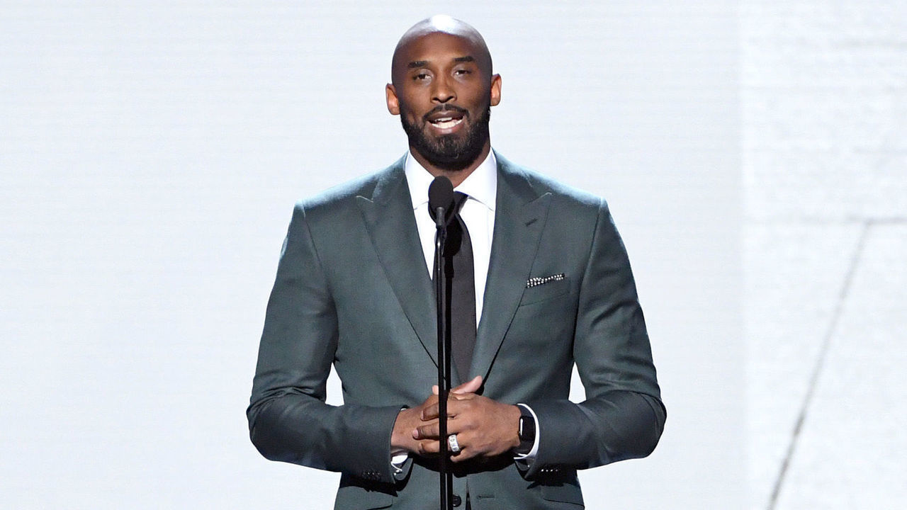 LOS ANGELES, CALIFORNIA - JULY 10: Kobe Bryant speaks onstage during The 2019 ESPYs at Microsoft Theater on July 10, 2019 in Los Angeles, California.
