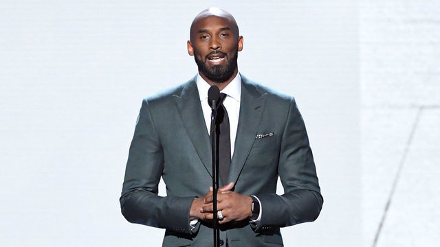 LOS ANGELES, CALIFORNIA - JULY 10: Kobe Bryant speaks onstage during The 2019 ESPYs at Microsoft Theater on July 10, 2019 in Los Angeles, California.