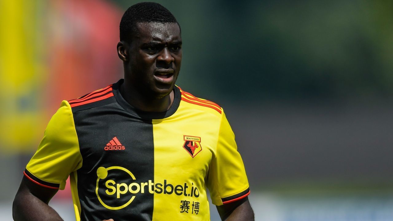 Ken Sema of Watford FC during the Pre-season Friendly match between Bayer 04 Leverkusen v Watford FC at Alois Latini Stadion on July 20, 2019 in Zell am Zee, Austria