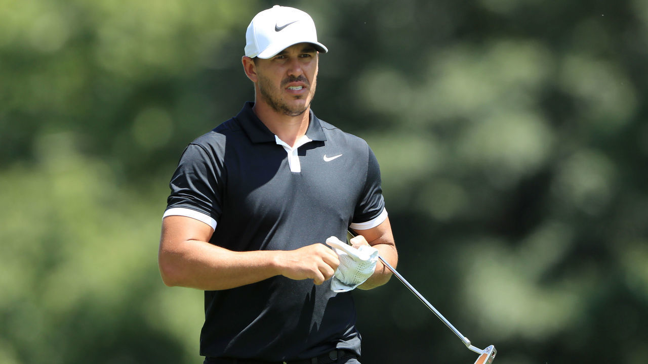 ATLANTA, GEORGIA - AUGUST 22: Brooks Koepka of the United States walks on the fifth hole during the first round of the TOUR Championship at East Lake Golf Club on August 22, 2019 in Atlanta, Georgia.