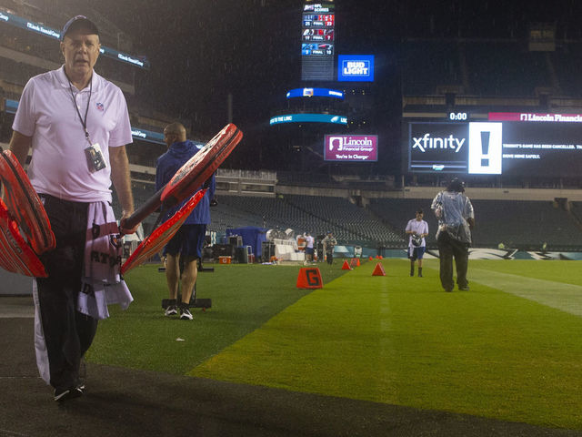 Ravens-Eagles called off in 4th quarter due to weather conditions