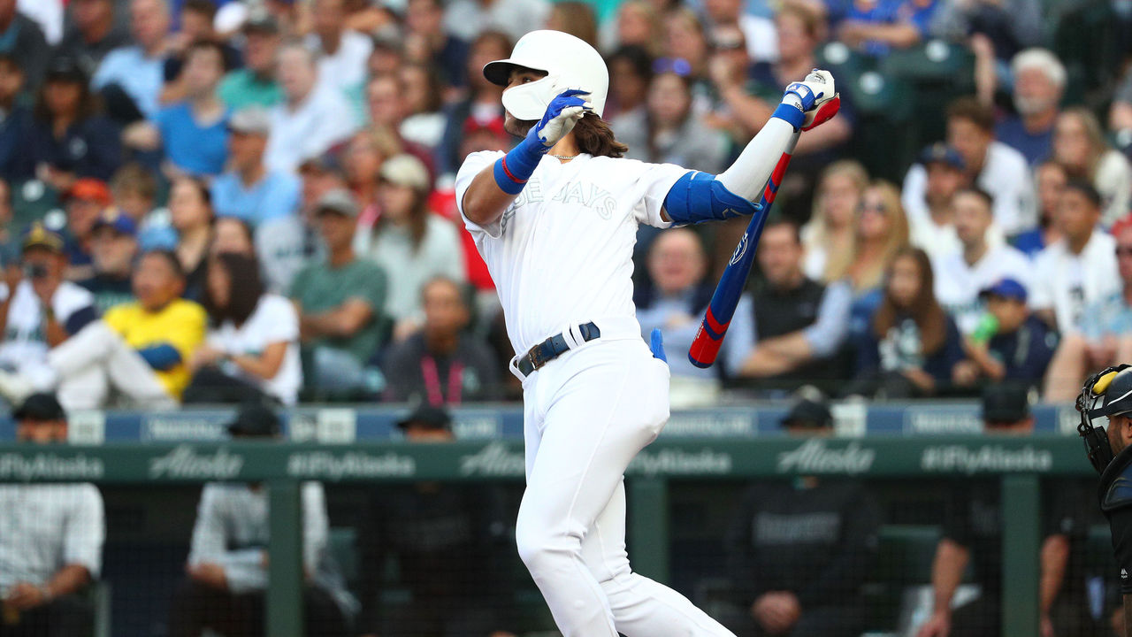 Relaxed Bichette 'just out here playing ball, having fun' in