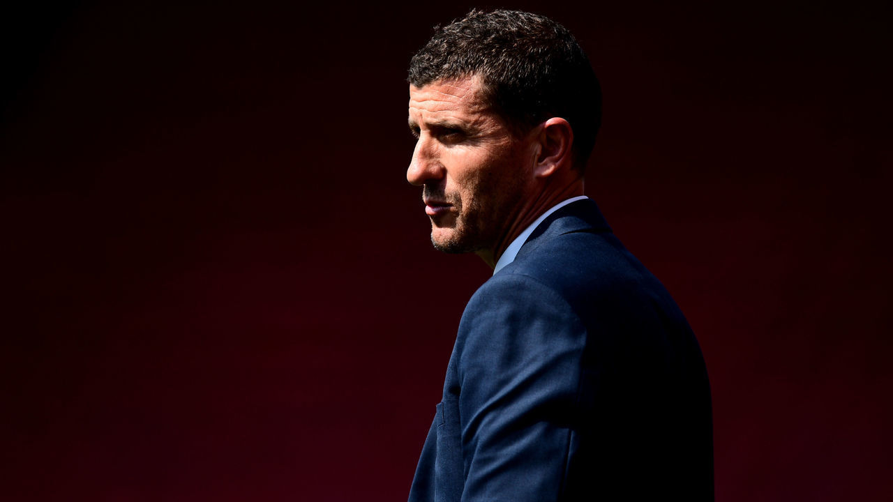 WATFORD, ENGLAND - AUGUST 24: Javi Gracia, Manager of Watford looks on prior to the Premier League match between Watford FC and West Ham United at Vicarage Road on August 24, 2019 in Watford, United Kingdom.