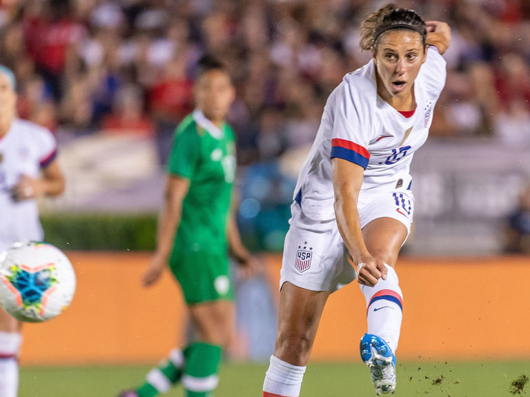 U.S. soccer star Carli Lloyd believes women could thrive as NFL kickers