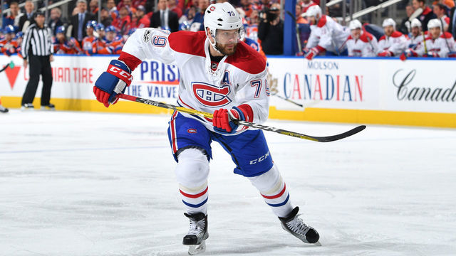 EDMONTON, AB - MARCH 12: Andrei Markov #79 of the Montreal Canadiens skates during the game against the Edmonton Oilersin Edmonton, Alberta, Canada.