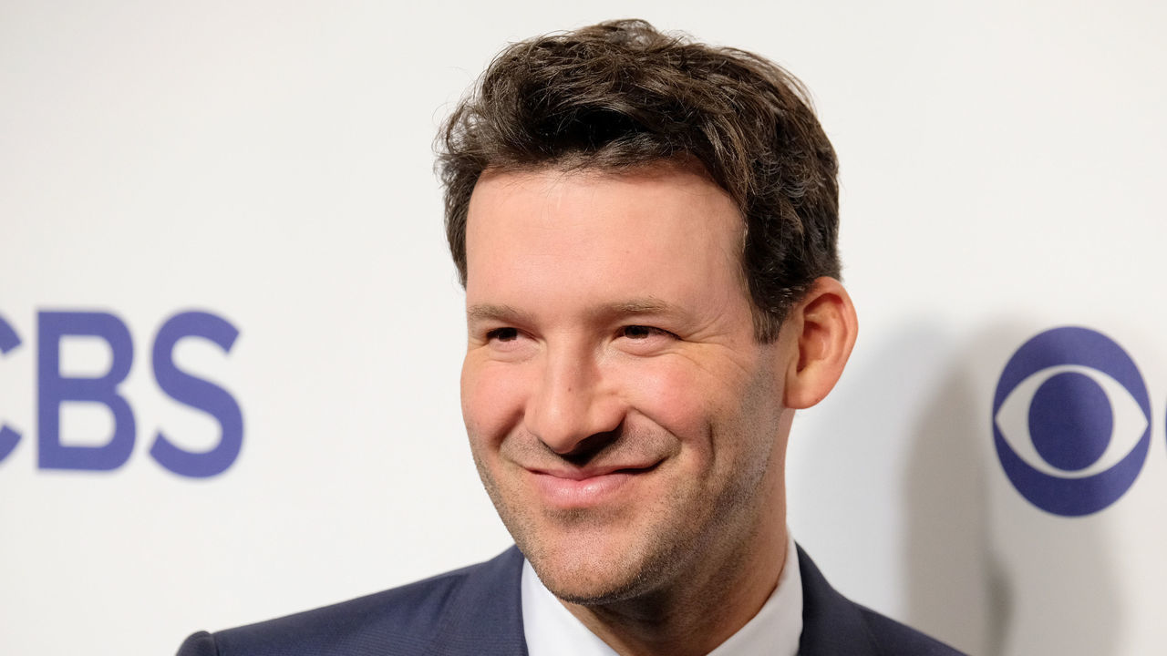 NEW YORK, NY - MAY 16: Tony Romo attends the 2018 CBS Upfront at The Plaza Hotel on May 16, 2018 in New York City.