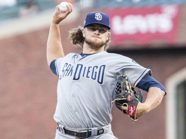 Chris Paddack strong in debut vs. Giants