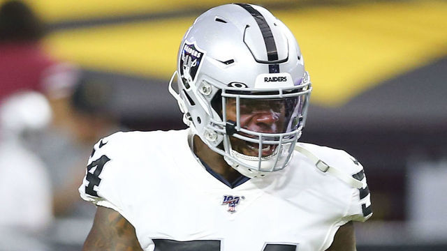 GLENDALE, AZ - AUGUST 15: Oakland Raiders inside linebacker Brandon Marshall (54) during a NFL preseason game between the Oakland Raiders and the Arizona Cardinals on August 15, 2019 at State Farm Stadium, in Glendale, Az.
