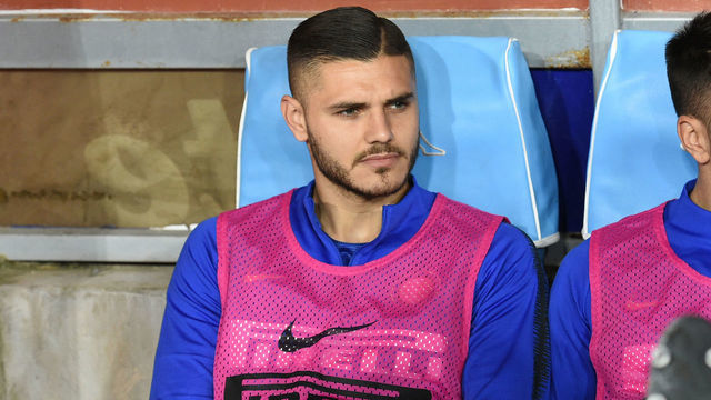 Mauro Icardi of FC Internazionale during the Serie A TIM between SSC Napoli and FC Internazionale at Stadio San Paolo Naples Italy on 19 May 2019. (Photo Franco Romano/Nurphoto)