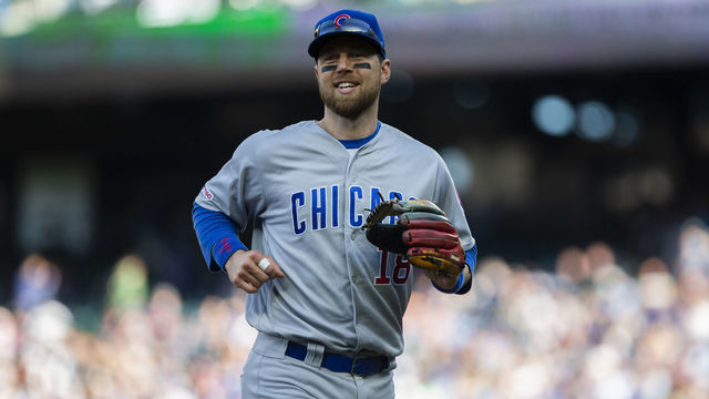 SEATTLE, WA - MAY 01: Ben Zobrist #18 of the Chicago Cubs jogs off the field after the eighth inning against the Seattle Mariners at T-Mobile Park on May 1, 2019 in Seattle, Washington. The Chicago Cubs beat the Seattle Mariners 11-0.