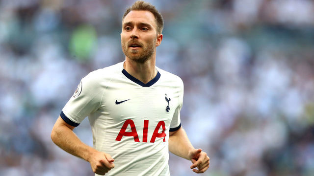 LONDON, ENGLAND - AUGUST 25: Christian Eriksen of Tottenham Hotspur during the Premier League match between Tottenham Hotspur and Newcastle United at Tottenham Hotspur Stadium on August 25, 2019 in London, United Kingdom.