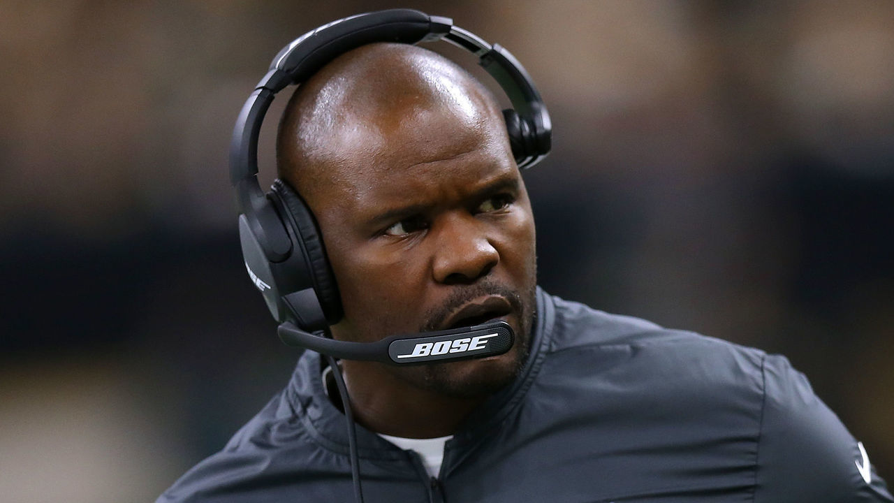 NEW ORLEANS, LOUISIANA - AUGUST 29: Head coach Brian Flores of the Miami Dolphins during an NFL preseason game at the Mercedes Benz Superdome on August 29, 2019 in New Orleans, Louisiana.