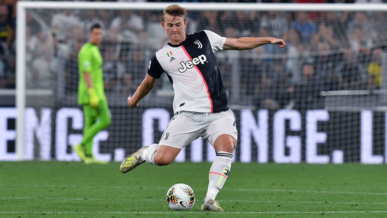 ALLIANZ STADIUM, TORINO, ITALY - 2019/08/31: Matthijs de Ligt of Juventus FC in action during the Serie A match between Juventus Fc and Ssc Napoli. Juventus Fc wins 4-3 over Ssc Napoli.