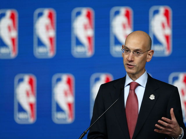 Commissioner Adam Silver says NBA jerseys will soon have corporate logos