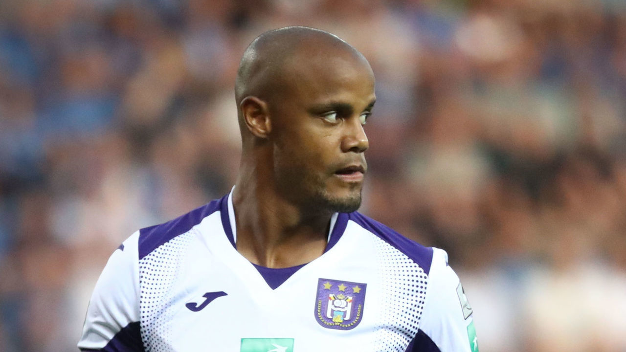 Anderlecht's Vincent Kompany pictured during a soccer match between KRC Genk and RSC Anderlecht, Friday 23 August 2019 in Genk, on the fifth day of the 'Jupiler Pro League' Belgian soccer championship season 2019-2020. BELGA PHOTO VIRGINIE LEFOUR