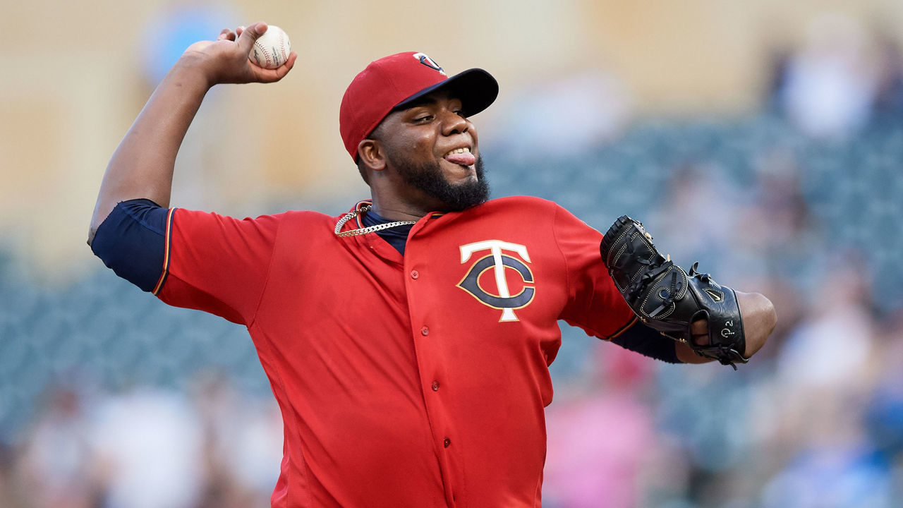 MINNEAPOLIS, MN - AUGUST 20: Michael Pineda #35 of the Minnesota Twins delivers a pitch against the Chicago White Sox during the game on August 20, 2019 at Target Field in Minneapolis, Minnesota. The Twins defeated the White Sox 14-4.