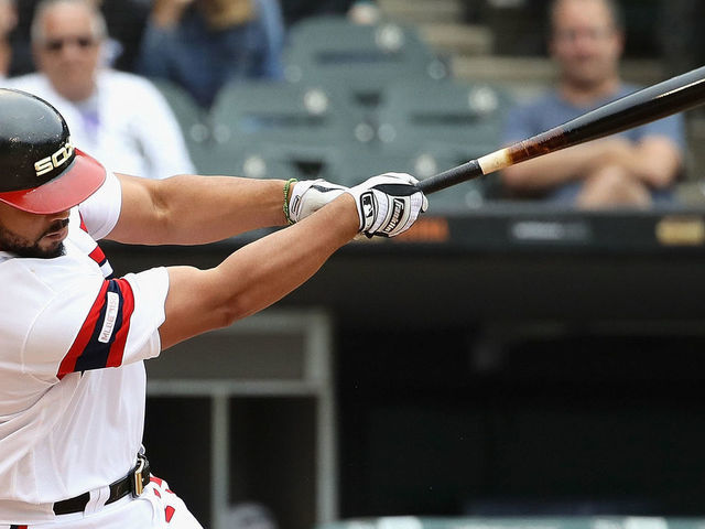 Jose Abreu of the Chicago White Sox hits a homer in the fourth inning  News Photo - Getty Images