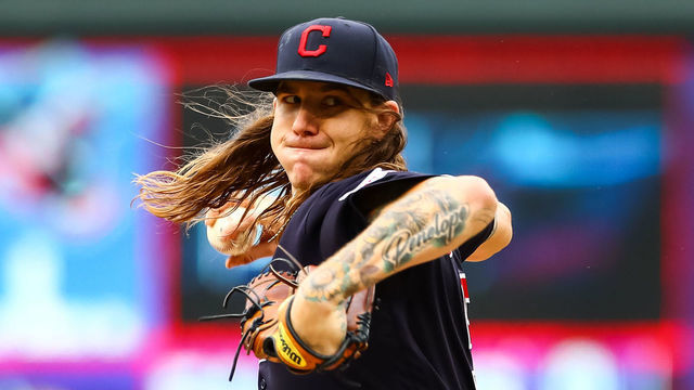 MINNEAPOLIS, MINNESOTA - SEPTEMBER 08: Mike Clevinger #52 of the Cleveland Indians delivers a pitch in the first inning against the Minnesota Twins during the game at Target Field on September 08, 2019 in Minneapolis, Minnesota.