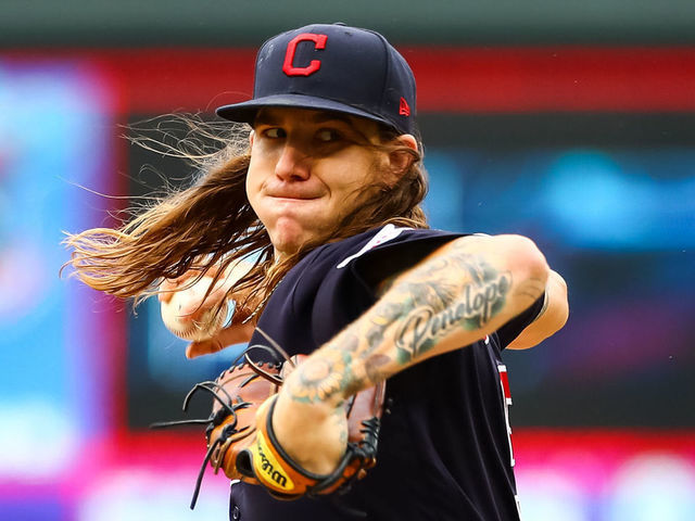 MINNEAPOLIS, MINNESOTA - SEPTEMBER 08: Mike Clevinger #52 of the Cleveland Indians delivers a pitch in the first inning against the Minnesota Twins during the game at Target Field on September 08, 2019 in Minneapolis, Minnesota.