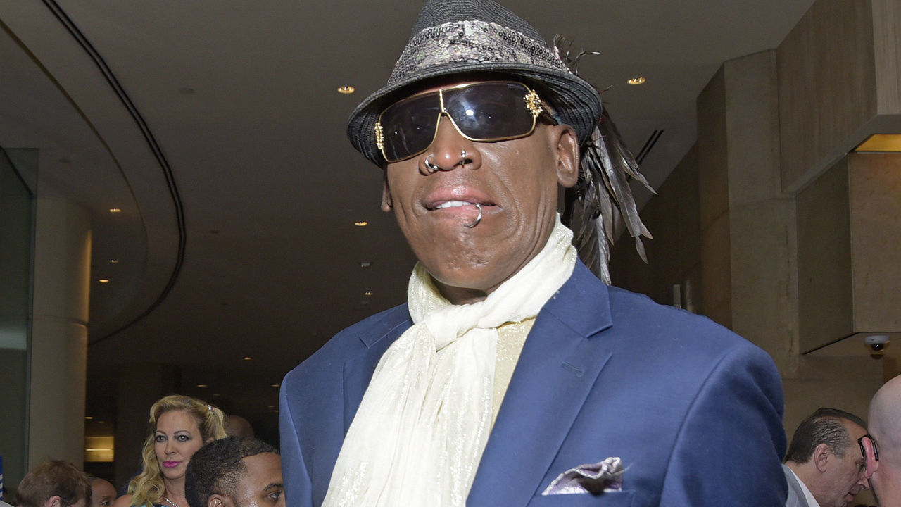 BEVERLY HILLS, CALIFORNIA - AUGUST 09: Former NBA great Dennis Rodman attends the 19th annual Harold and Carole Pump Foundation Gala at The Beverly Hilton Hotel on August 09, 2019 in Beverly Hills, California.